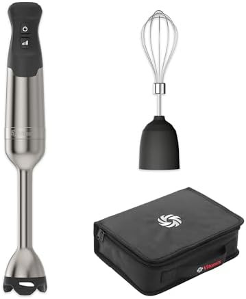 Vitamix 5-Speed Immersion Blender 3-Piece Bundle with Whisk Attachment and Storage Case, Professi... | Amazon (US)