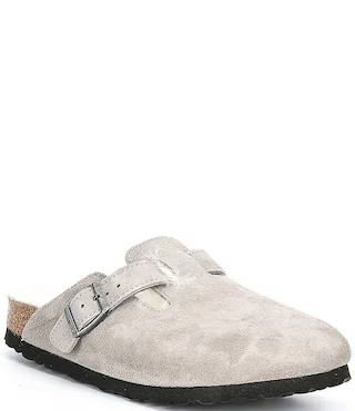Birkenstock Women's Boston Suede Shearling-Lined Clogs | Dillard's | Dillard's