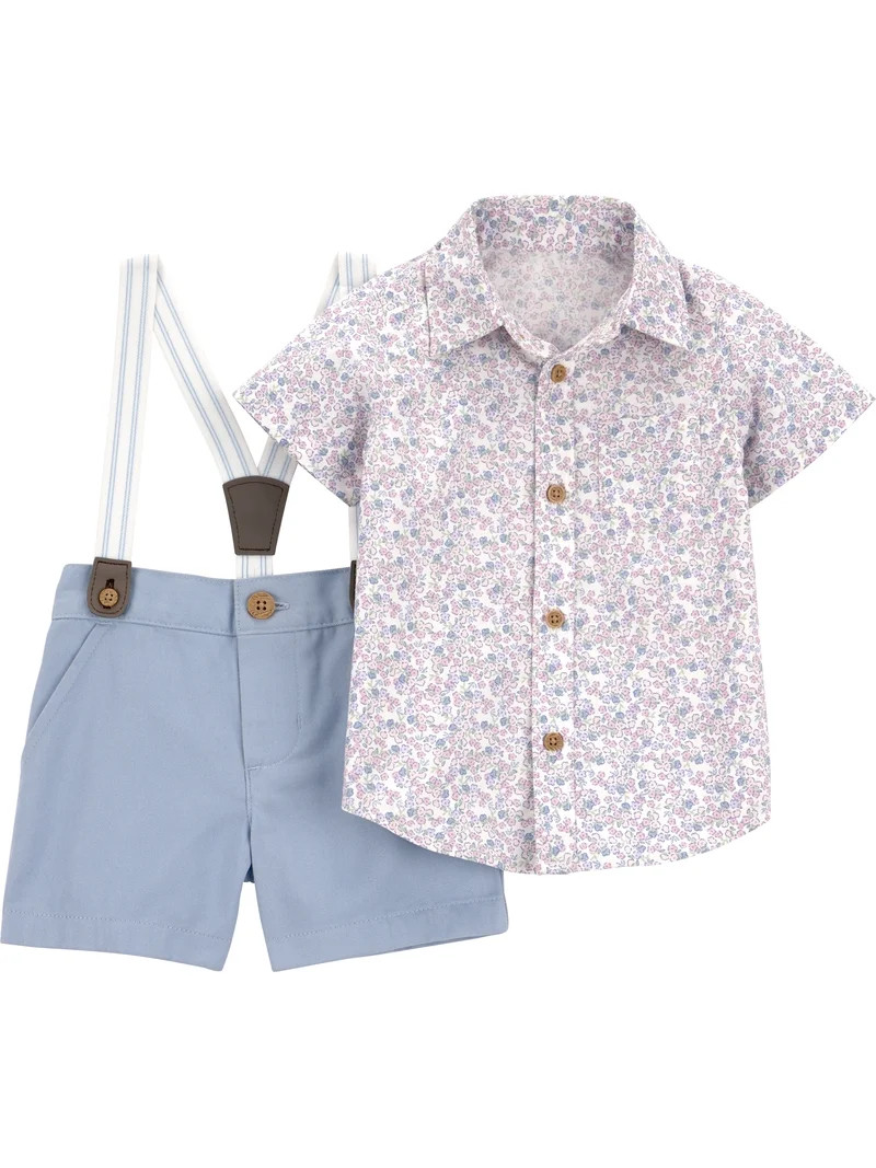 Carter's Child of Mine Baby Boy Outfit Set, 2-Piece, Sizes 0/3-24 Months | Walmart (US)