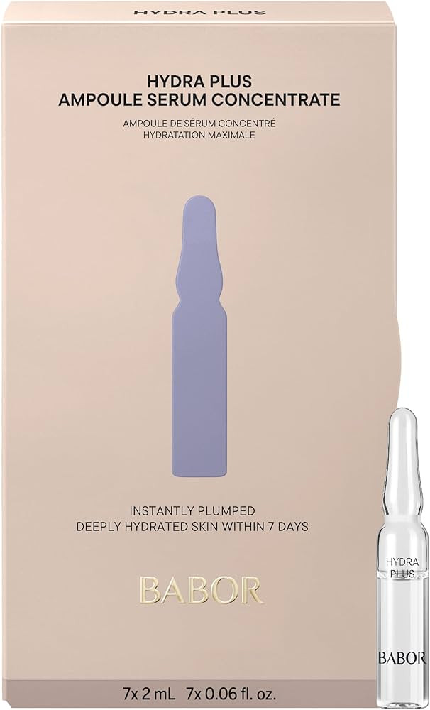 BABOR Hydra Plus, Serum Ampullen für das Gesicht, Mit Hyaluronsäure für intensive Feuchtigkeit... | Amazon (DE)