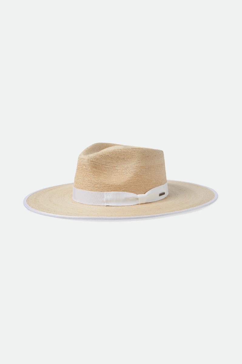 Women's Jo Straw Rancher Hat - Natural/Off White | Brixton