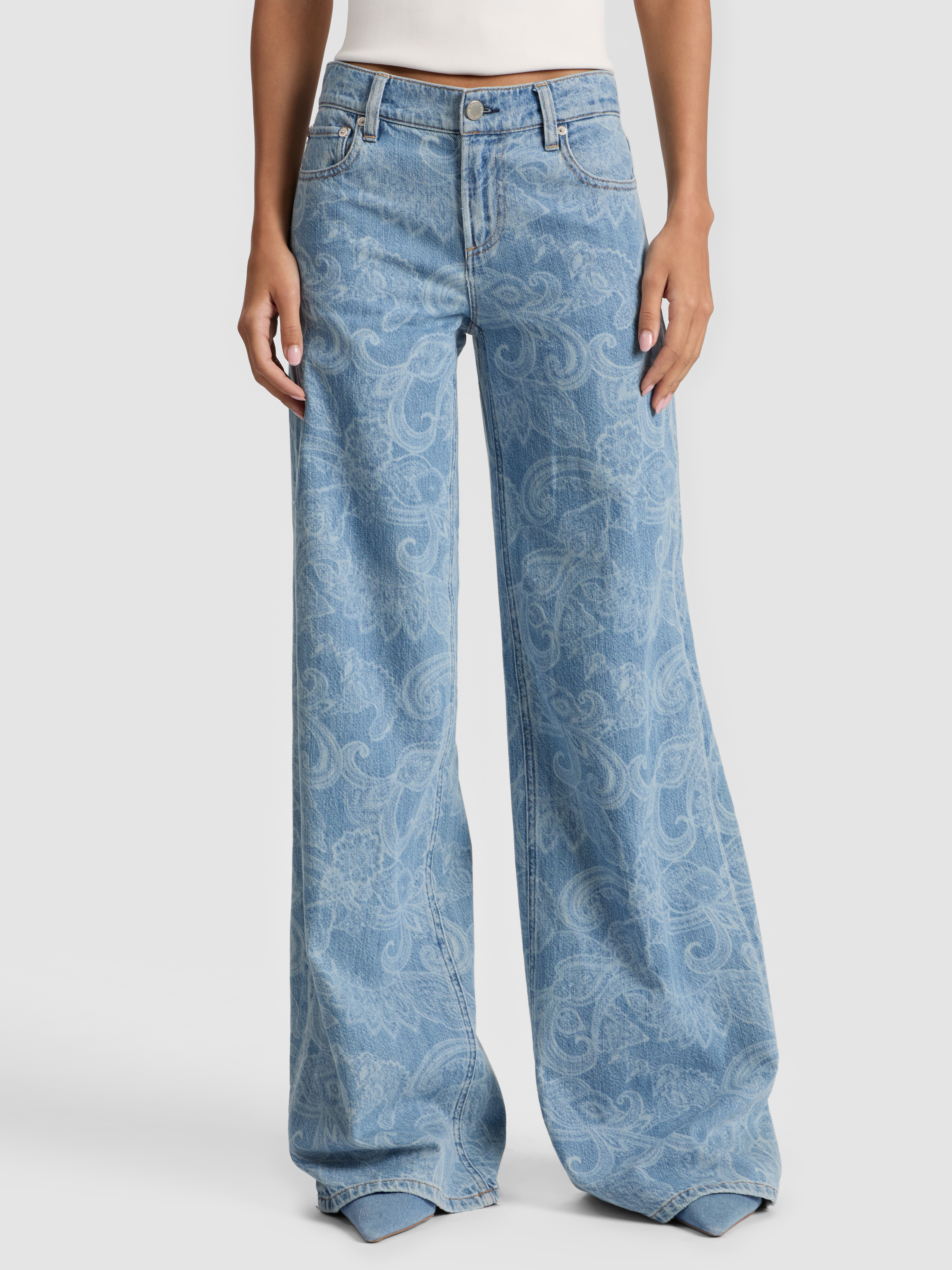 alice + olivia AMAZING PAISLEY JEAN | Alice + Olivia