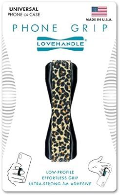 LoveHandle Universal Grip for Smartphone and Mini Tablet - Leopard Design Elastic Strap with Blac... | Amazon (US)
