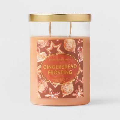 Lidded Glass Jar Gingerbread Frosting Candle - Opalhouse™ | Target