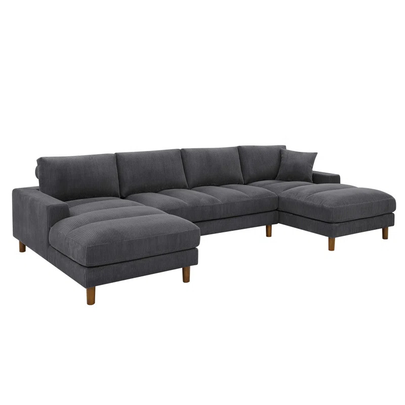 Sanner 3 - Piece Upholstered Sectional | Wayfair North America