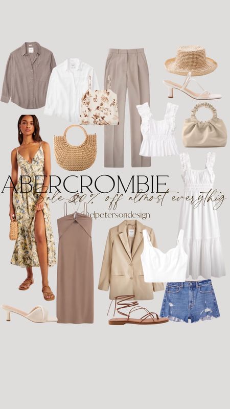 Abercrombie sale 
Summer fashion 
Dresses 
Handbags 
Beach tote

#LTKunder100 #LTKsalealert #LTKunder50