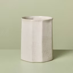 Stoneware Utensil Holder Sour Cream - Hearth & Hand™ with Magnolia | Target