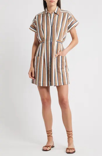 Sable Stripe Shirtdress | Nordstrom