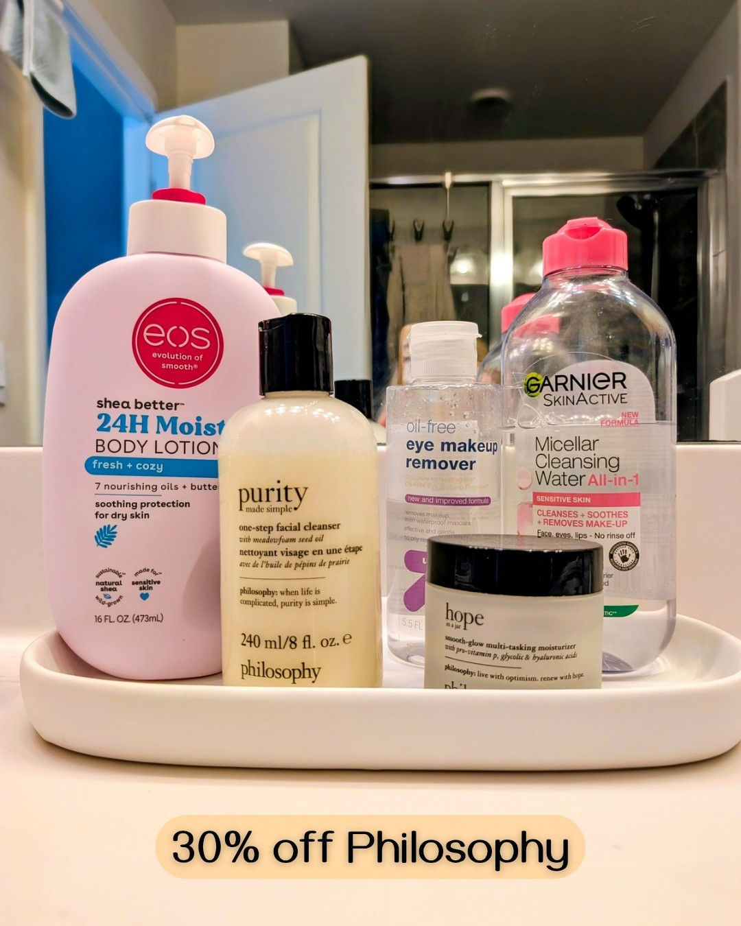 30% off Philosophy skincare for Cyber Monday! Purity made simple face cleanser, hope in a jar hyaluronic acid moisturizer.

#LTKCyberWeek #LTKselfcare #LTKSaleAlert