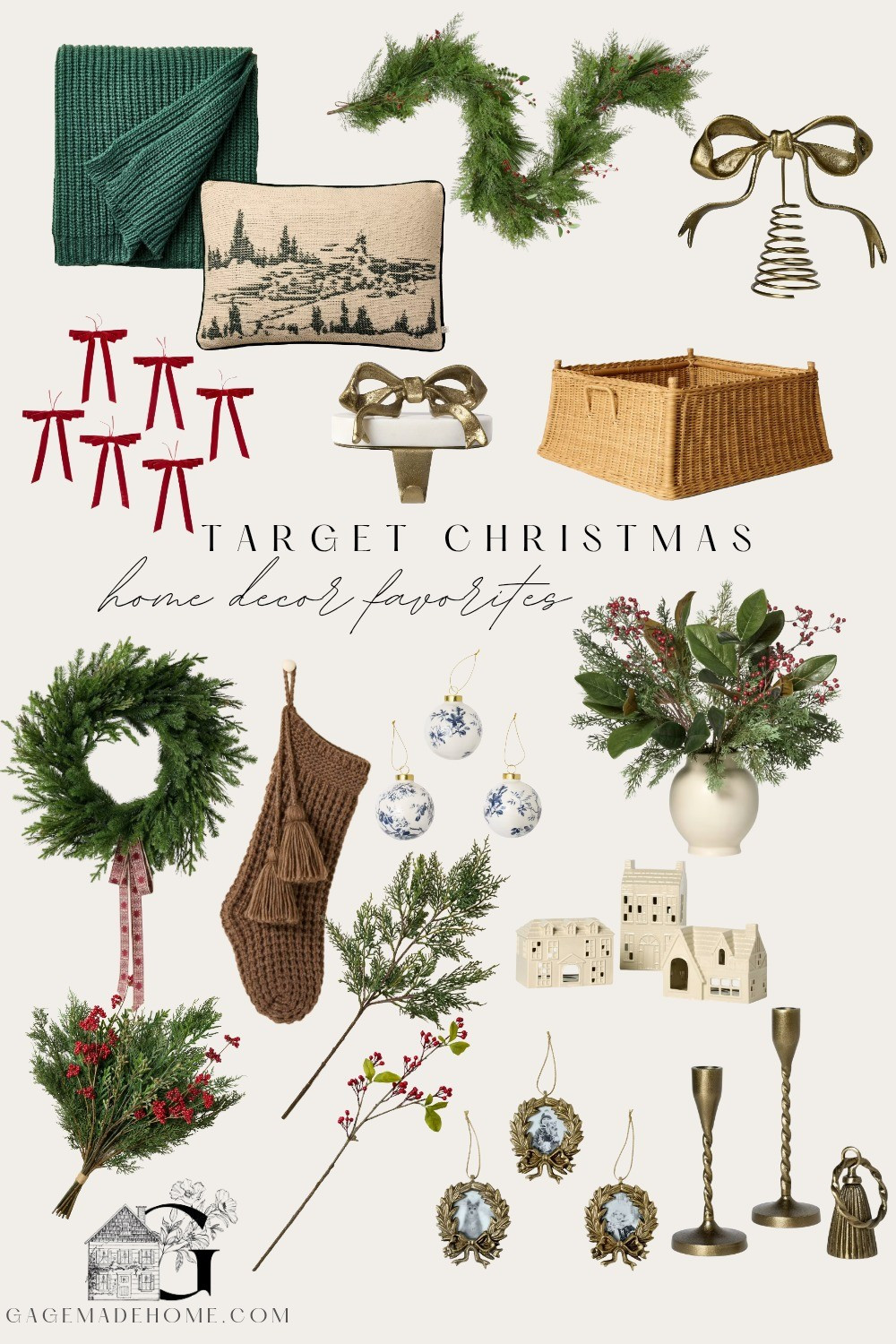 Target Christmas home decor finds from the Hearth & Hand + Studio McGee lines. Shop pillows, garlands, wreaths, bows, tree decorations, ornaments, stockings & more! #christmasdecor #christmashome #targetchristmas #christmasdecorating

#LTKSeasonal #LTKHome