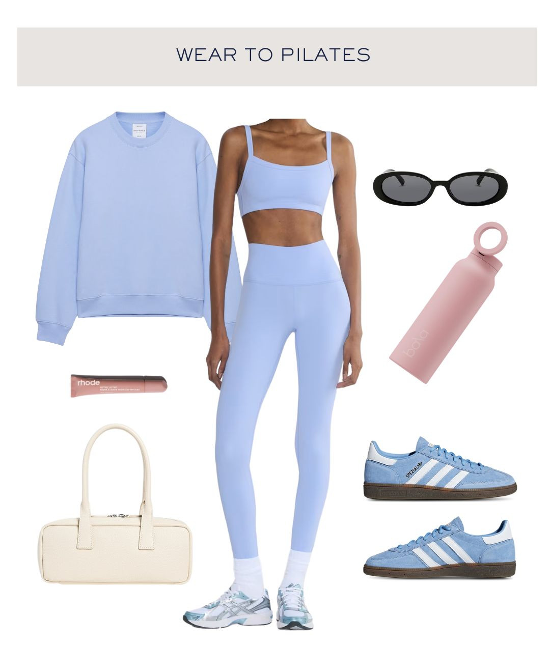 Where this to Pilates

——

Pilates outfit, workout outfit, gym outfit, fit girls, hot girl walk, adidas, baby blue sambas, pale blue, trending colours, errands outfit, drop off, pick up, cool mom, mom outfit, staud, aritzia, sambas, Bala 
 