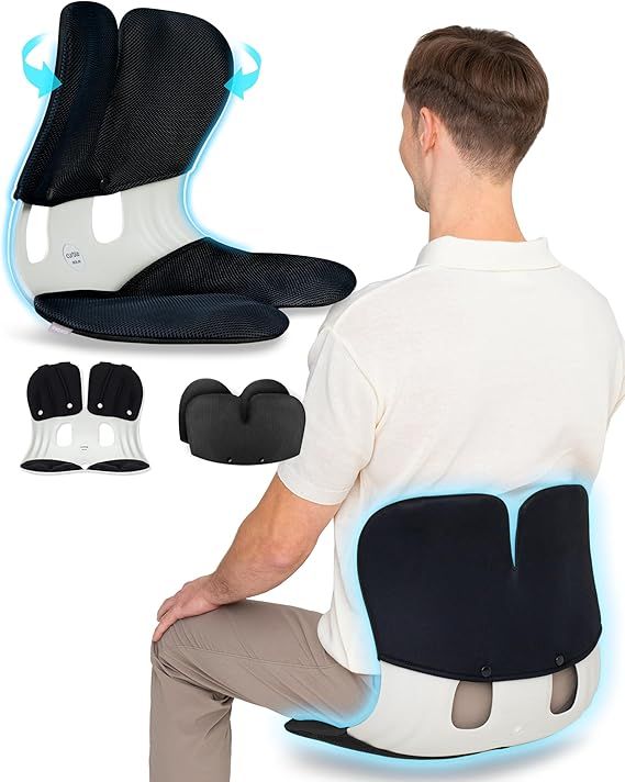 curble Chair [Adult Cover Set] Ergonomic Back Support Chair and Detachable Cover, Lumbar Support ... | Amazon (US)