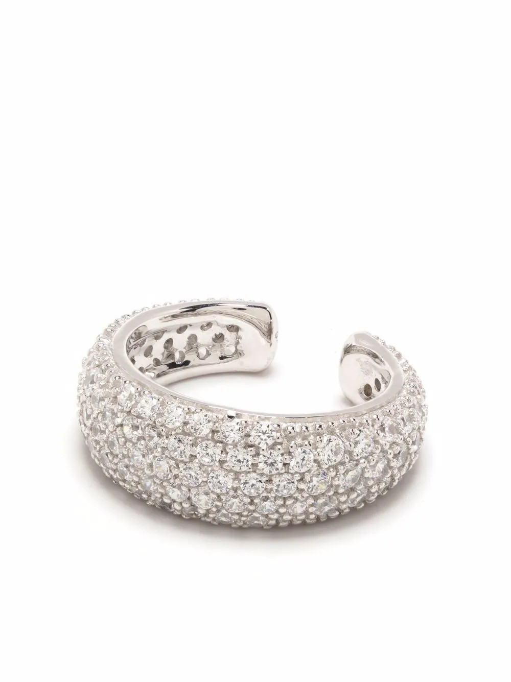 Tom Wood Zirconia Thick Ear Cuff - Farfetch | Farfetch Global