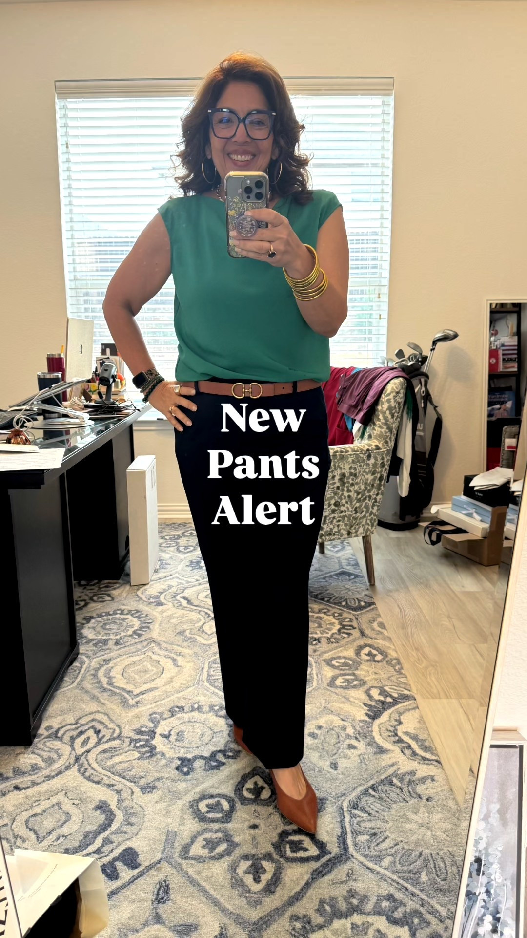 Getting ready for meetings today. New pants alert. These are so soft and comfy and they’re hand washable. 
These pants are the perfect work pant. 

#LTKOver40 #LTKWorkwear #LTKgrwm