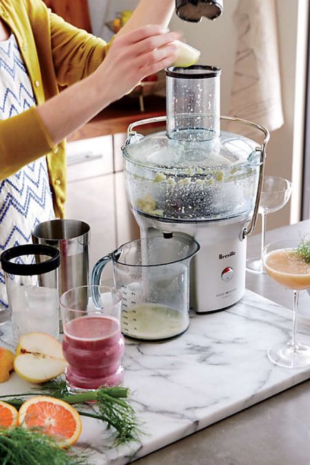 Breville Juice Fountain . I've had this for years and loved it. I just started juicing again this month. It's easy and convenient. You can juice an entire fruit in there without having to take the time to cut it up! 

#LTKfitness #LTKhome #LTKfamily