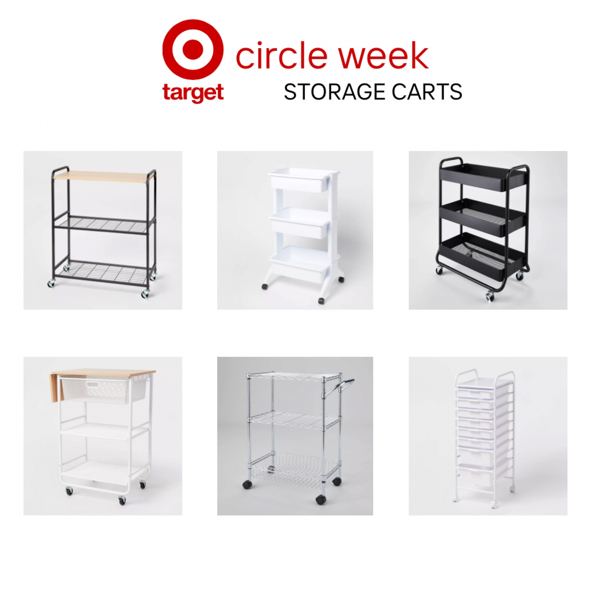 Storage carts we LTarget

#LTKSaleAlert #LTKHome #LTKFamily