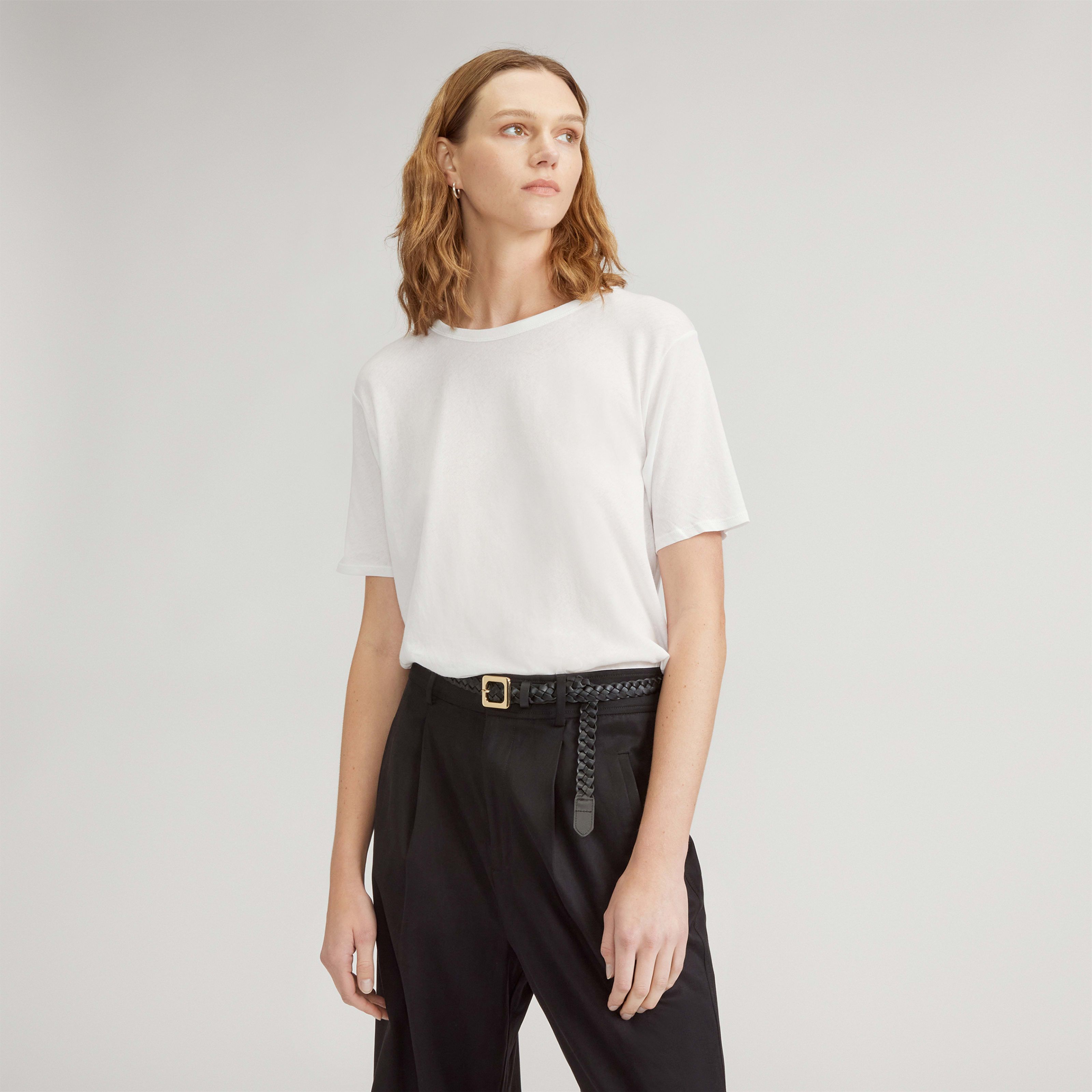 Women's Air Oversized Crew T-Shirt by Everlane in White, Size XS | Everlane