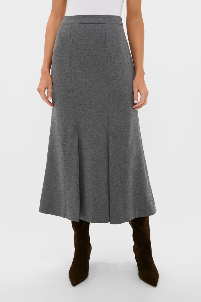 Charcoal Heather Mona Maxi Skirt | Tuckernuck (US)