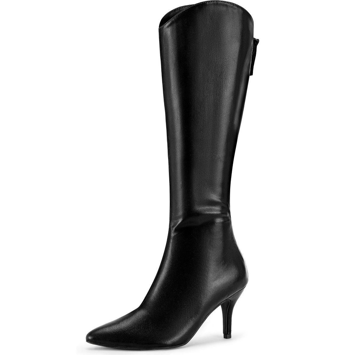 Allegra K Women's Pointed Toe Stiletto Heels Knee High Boots | Target