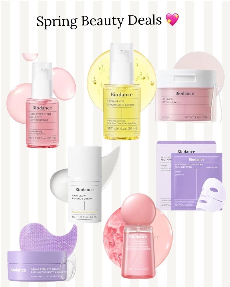 Spring beauty deals 💕 Biodance skincare picks with extra 10% off using code BIODANCE10. Glow serums, toner pads & hydrating essentials I’m loving right now ✨