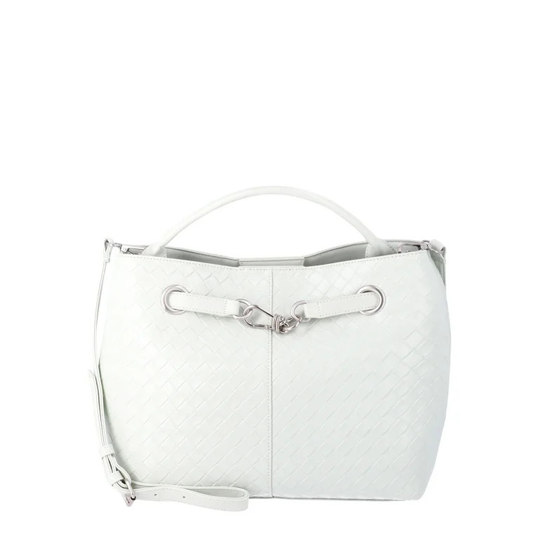 Time & Tru Women's Hazel Satchel Bag, Seafoam | Walmart (US)