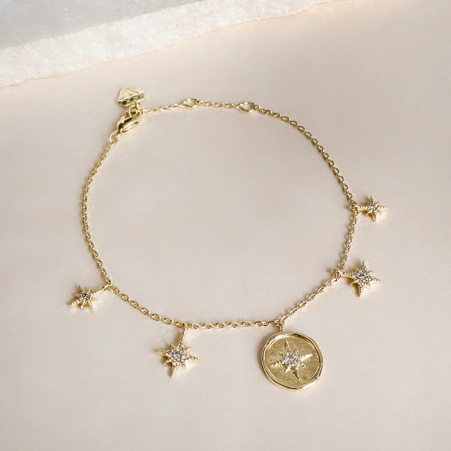 Makes Me Wonder Gold Bracelet | Wanderlust + Co