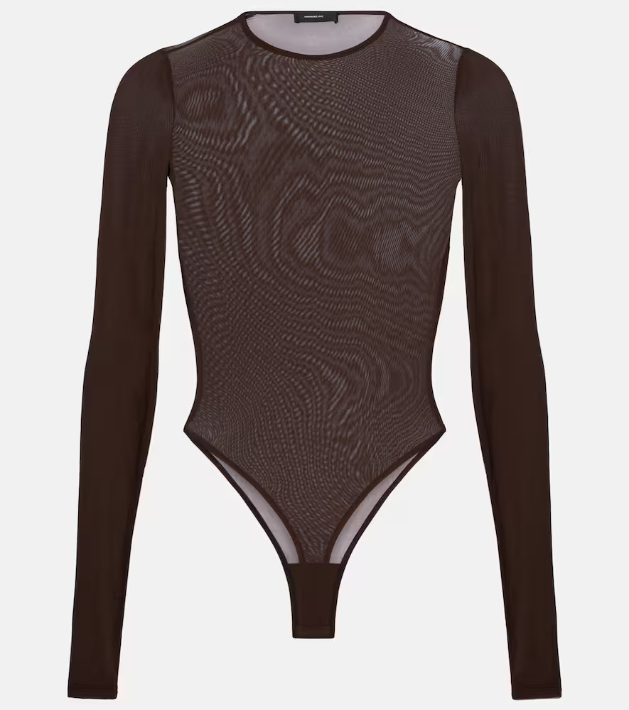 Wardrobe.NYC Sheer bodysuit | Mytheresa (US/CA)