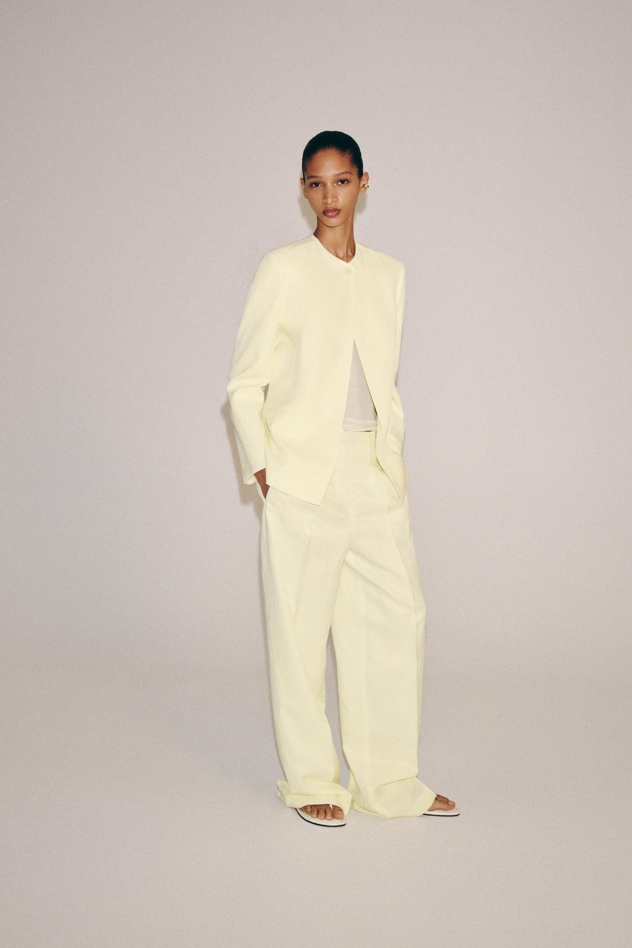 ZW COLLECTION PLEATED PANTS | Zara US