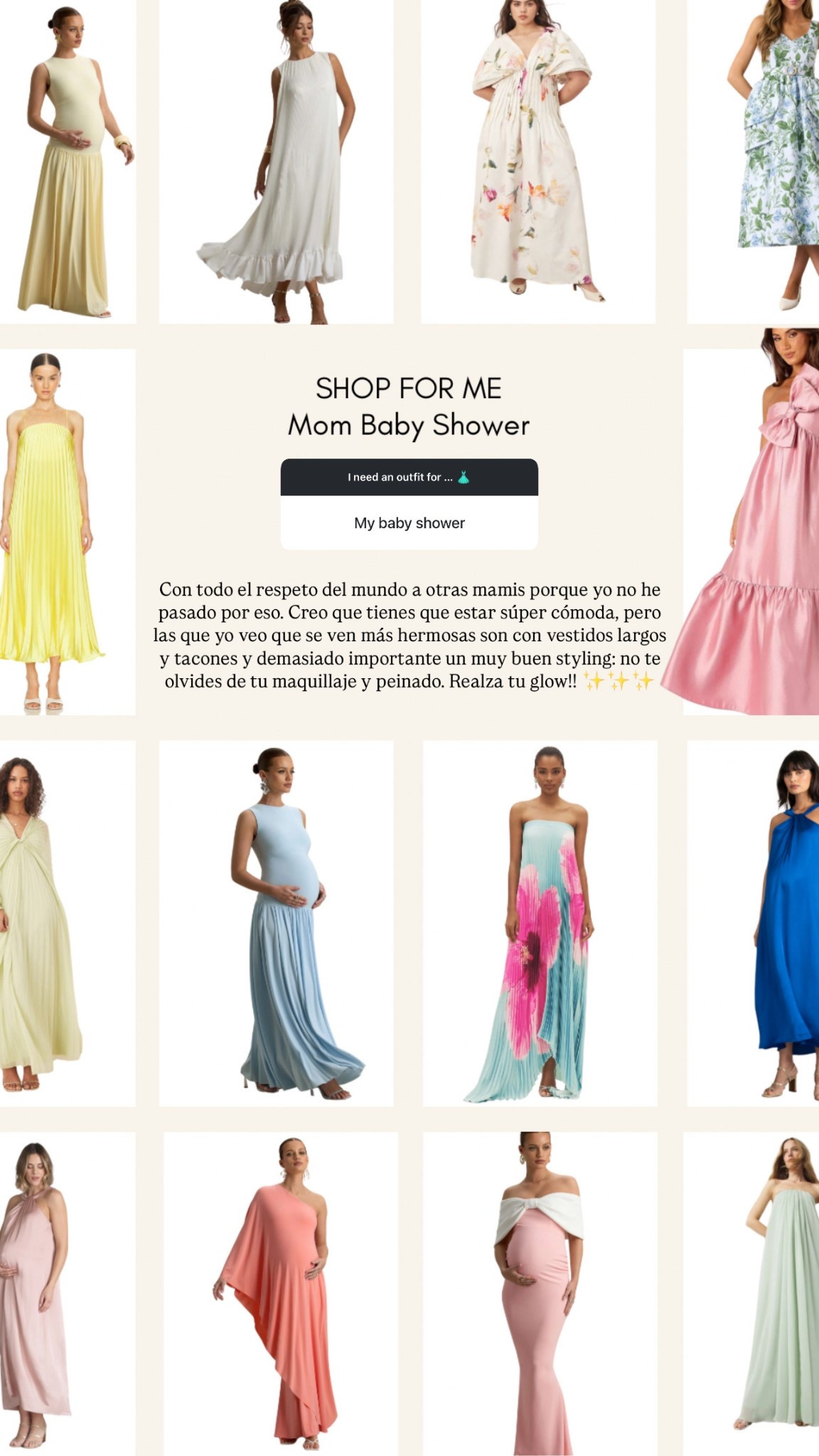 Baby shower mom outfits: long flowy dresses

#LTKBaby #LTKBump #LTKFamily