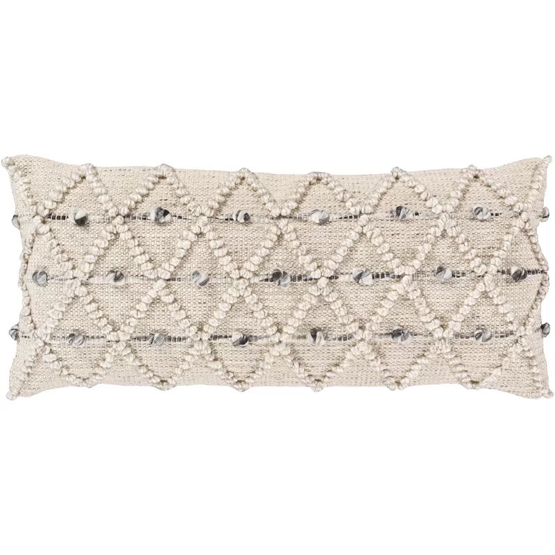 Maribelle Embroidered Cotton Blend Throw Pillow | Wayfair North America