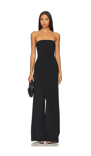 Alice + Olivia Alondra Jumpsuit in Black. - size 2 | Revolve Clothing (Global)
