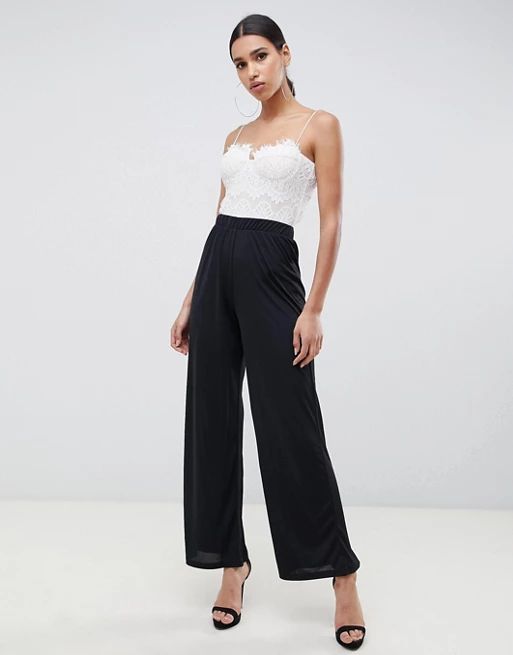 ASOS – Anschmiegsame Hose mit weitem Bein | Asos DE