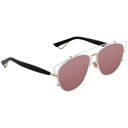 Dior Pink Mirror Rectangular Sunglasses CD Technologic XG9 57 | Walmart (US)