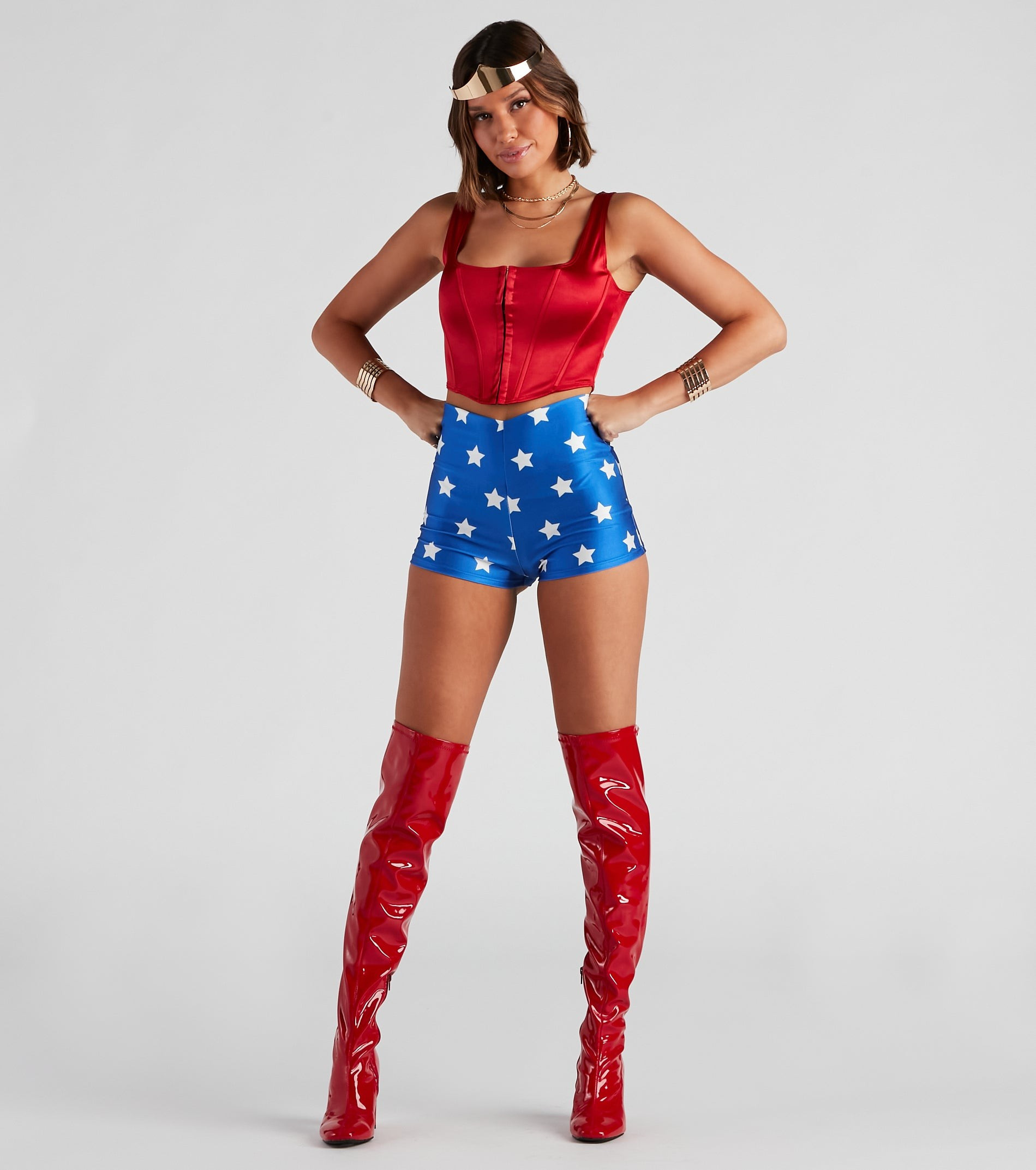 Warrior Woman Star Print Shorts | Windsor Stores