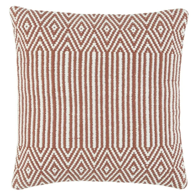 Wanda June Home Geo Woven Pillow, 1 Piece, Orange, 20"x20" by Miranda Lambert - Walmart.com | Walmart (US)