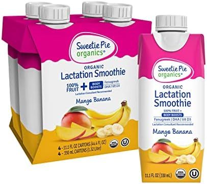 Sweetie Pie Organics Lactation Smoothie, Fenugreek for Breastfeeding Mothers and Nursing Moms Sup... | Amazon (US)