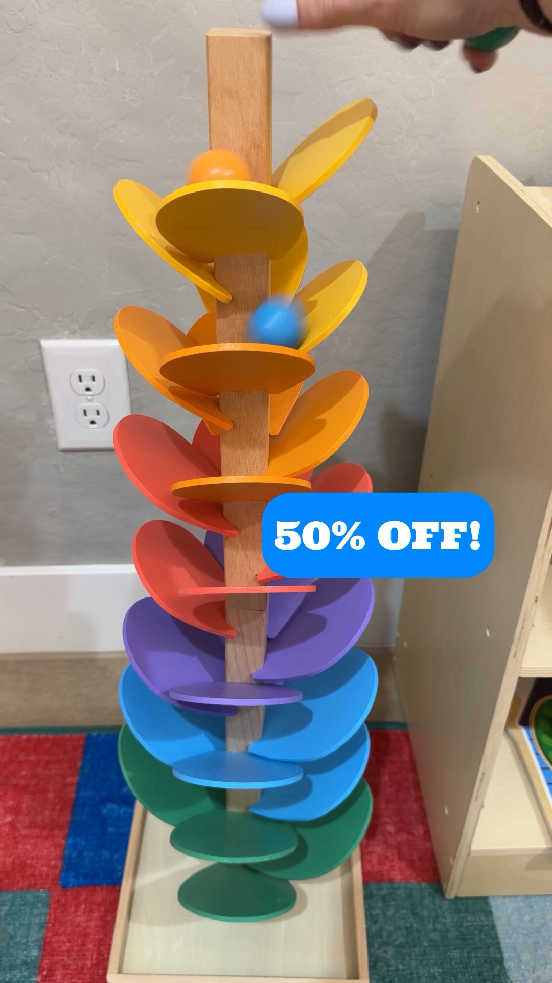 Added this ball run to our playroom when it was 50% off! Comes with 12 wooden balls and sets up in five minutes!


Toddler toys
Montessori toys
Waldorf toys
Playroom organization 
Toy organization
2 year old toys 
Toys for 2 year olds
1 year old birthday gifts 



#LTKmomlife #LTKKids