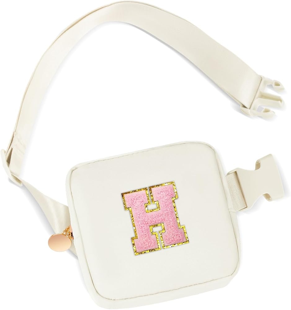 Monogrammed Gifts for Girls - Mini Fanny Pack for Kids Teens,Cute Crossbody Bag for Girls Trendy ... | Amazon (US)