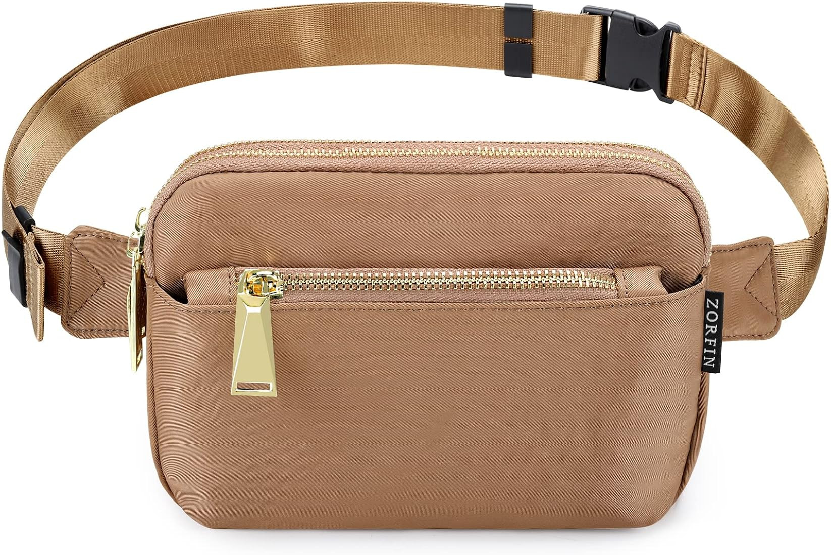 ZORFIN Fanny Packs for Women Men: Crossbody Belt Bag with Adjustable Strap - Fashion Waist Packs ... | Amazon (US)
