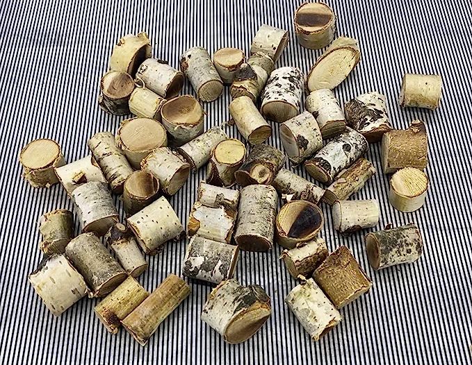 Amazon.com: Mini Wood Logs 150 Gram in Pack - Original Craft Wood Sticks, vase Filler, Birch Smal... | Amazon (US)