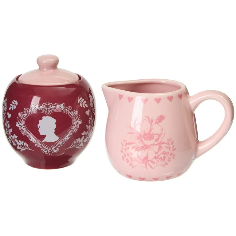 Bridgerton Cream & Sugar Set, Pink | Walmart (US)