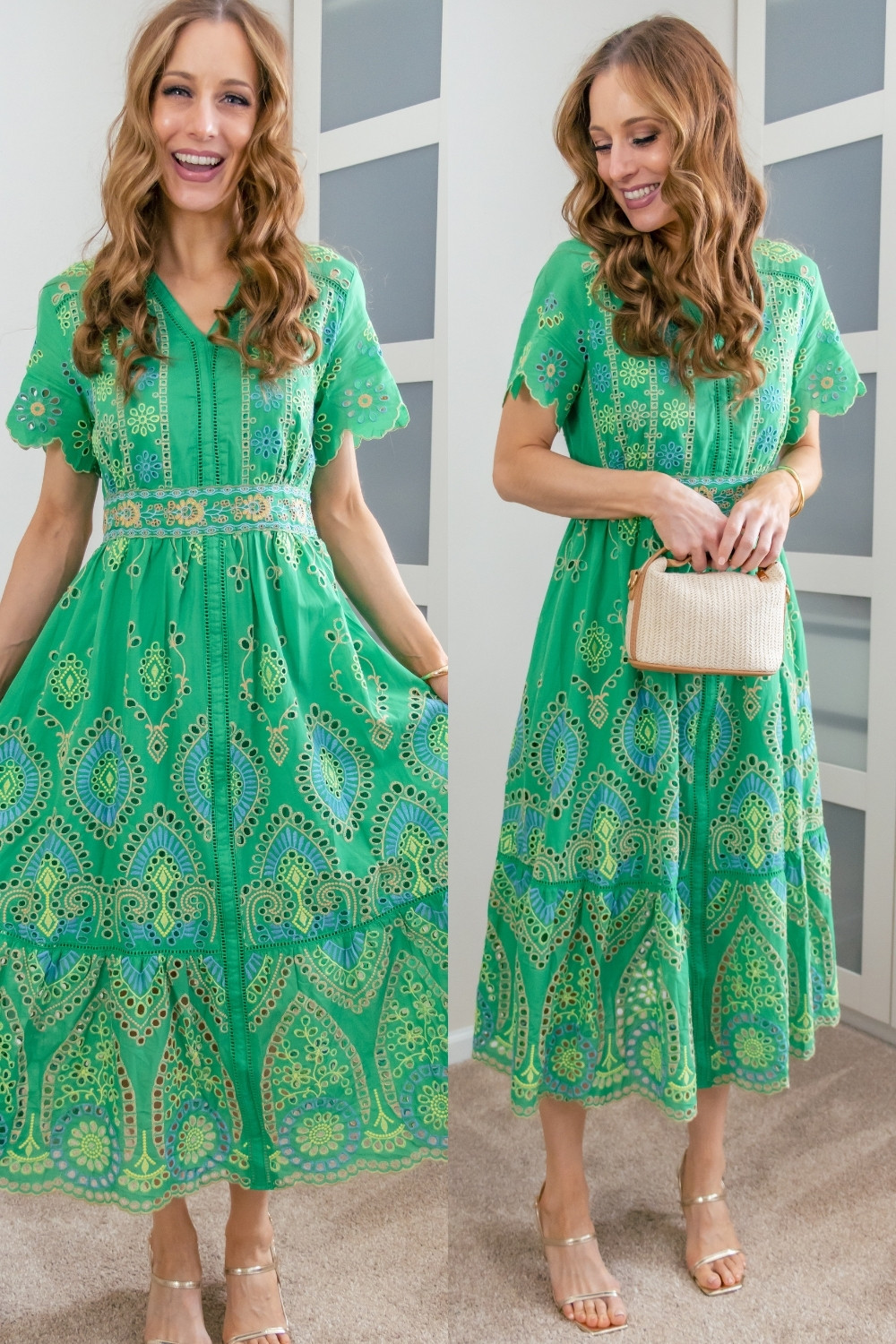 How gorgeous is this dress for a spring church service or any spring event, really?!
I'm in a size small.
 

 