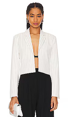 Steve Madden Rupi Blazer in Cream from Revolve.com | Revolve Clothing (Global)