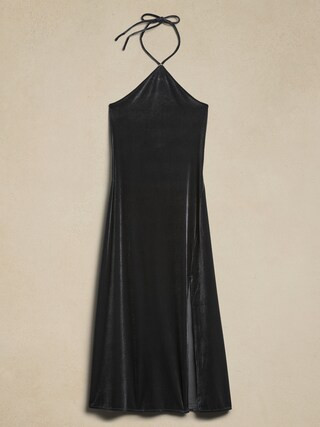 Velvet Midi Dress | Banana Republic Factory