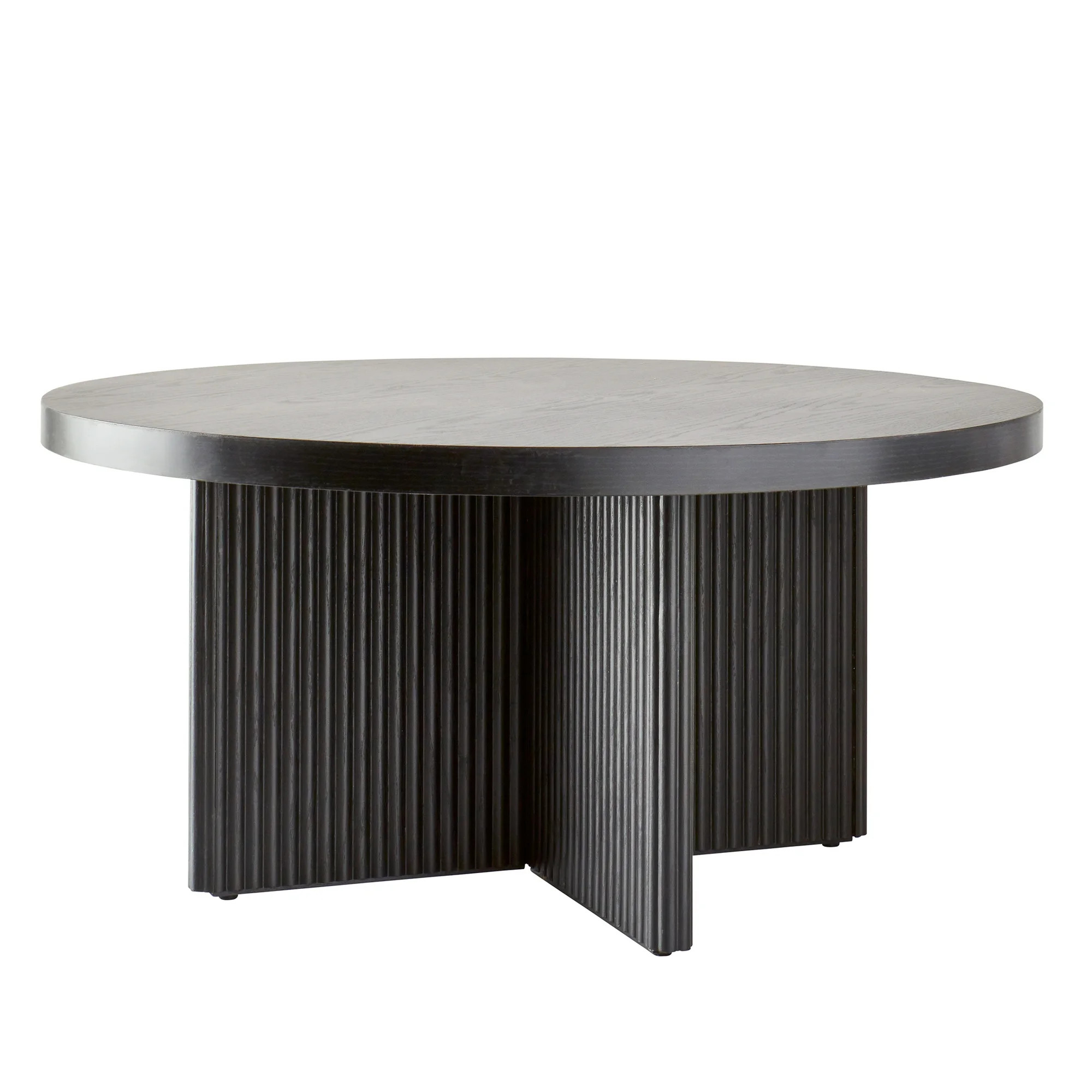 Better Homes & Gardens Lillian Fluted Coffee Table,  Black - Walmart.com | Walmart (US)