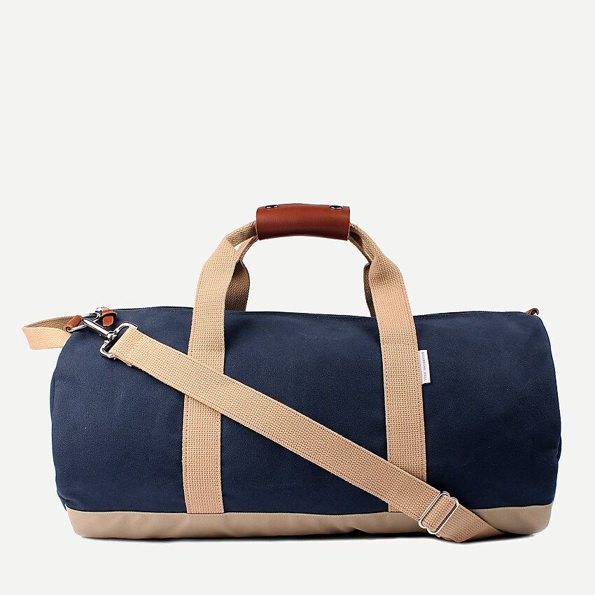 Boarding Pass NYC™ Work Hard, Play Hard duffel bag | J.Crew US