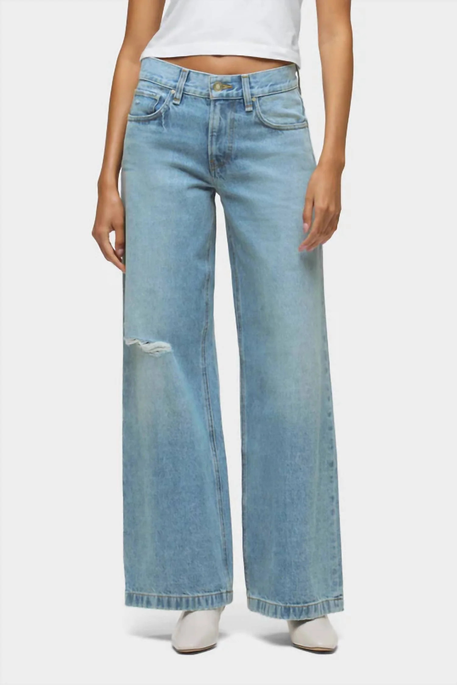Rylee Low-Rise Loose Jean In Monarch | Shop Simon