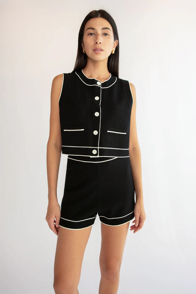 BUTTON UP SWEATER VEST | OAK + FORT