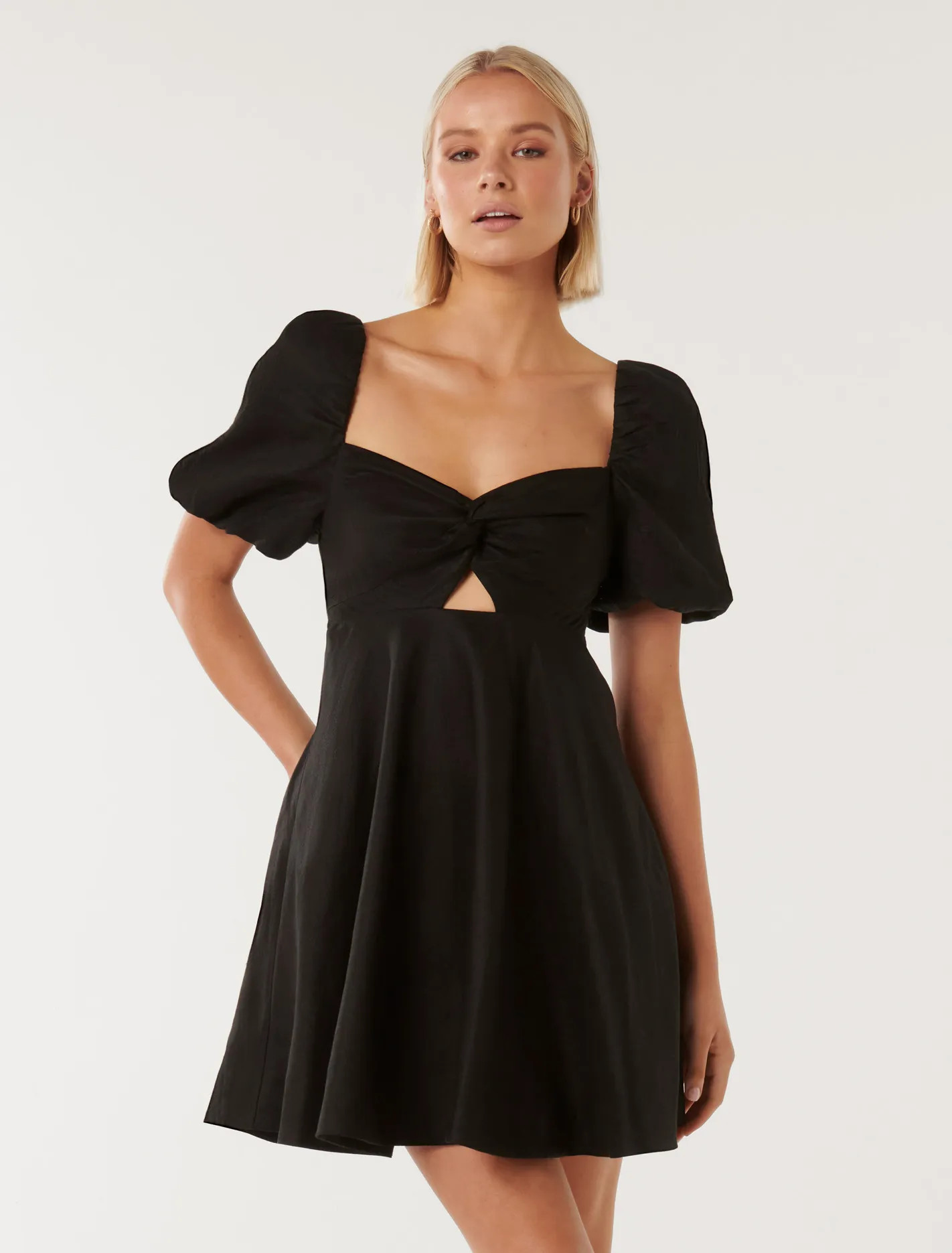 Fearne Twist Mini Dress | Forever New (UK & IE)