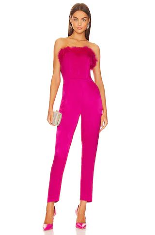 SAYLOR Raya Jumpsuit in Fuchsia from Revolve.com | Revolve Clothing (Global)